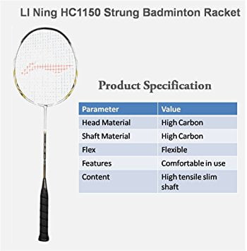 high tension badminton racket - Playo