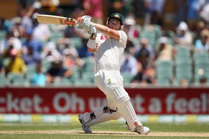 hook shot by david warner