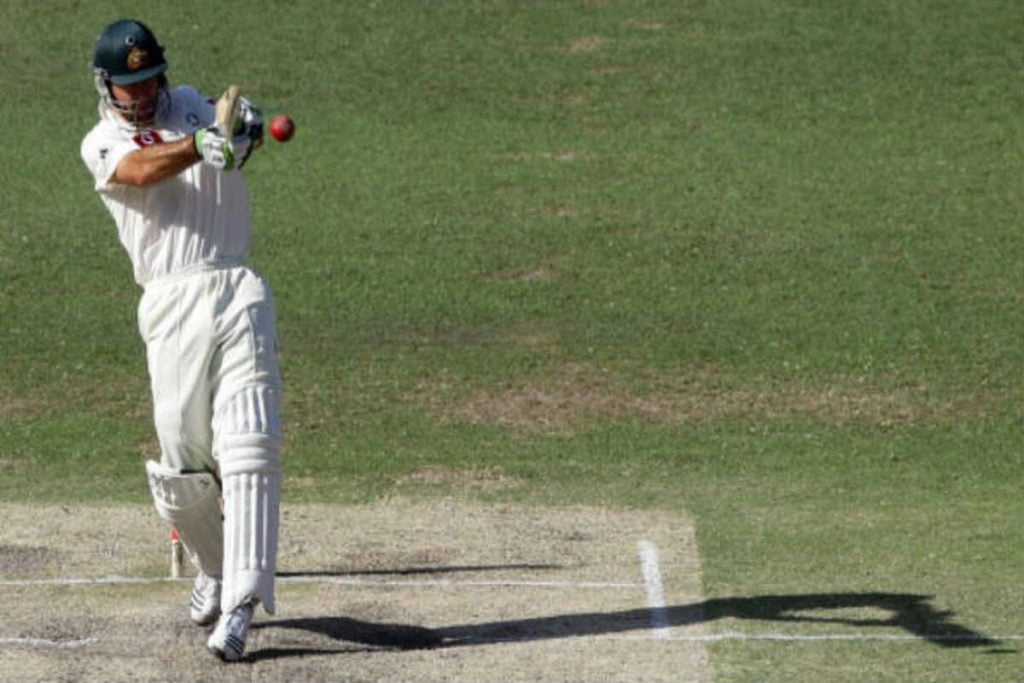 A batsman doing a pull shot