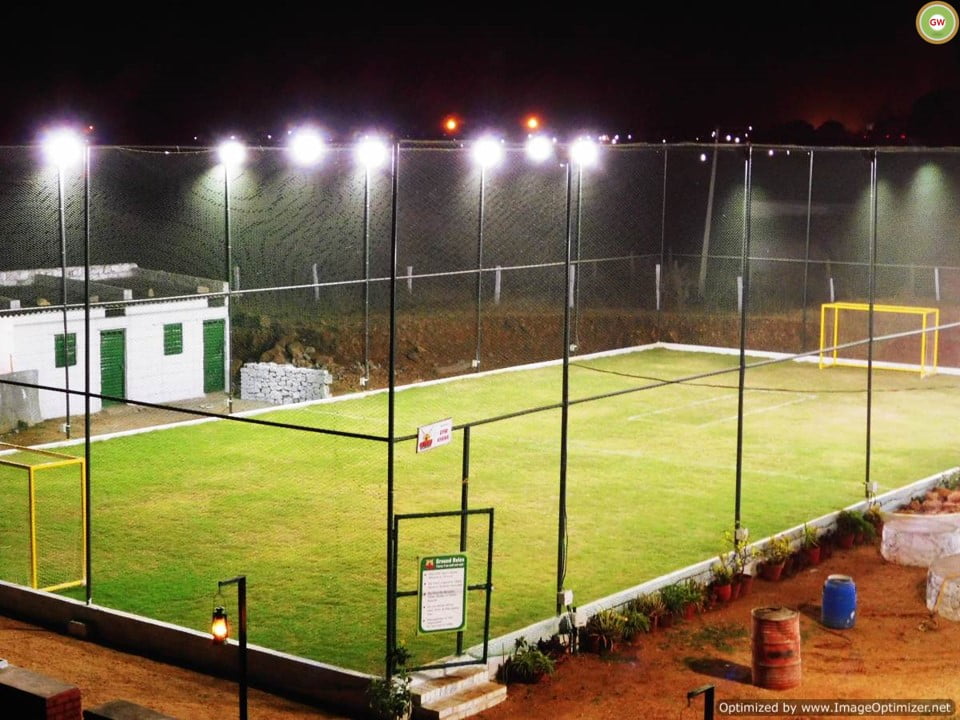 A box cricket field