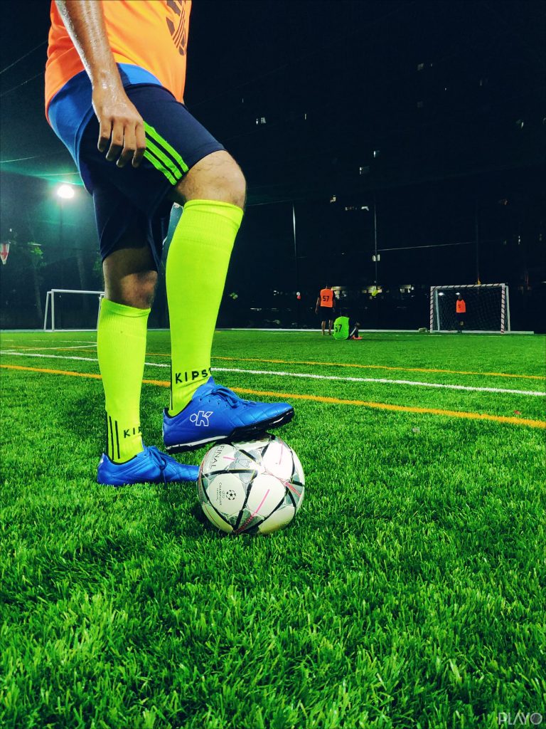 football ground in Arena 57, Kochi